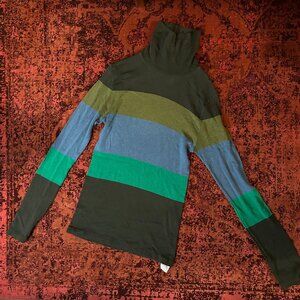 UNIQLO Heattech Extra Warm Striped Turtle Neck Size XXL